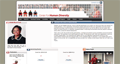 Desktop Screenshot of centerforhumandiversity.org